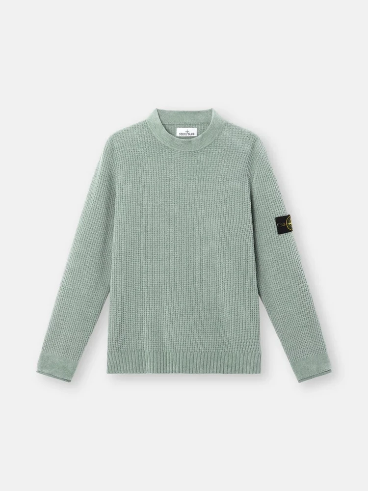 Sweater in cotton chenille