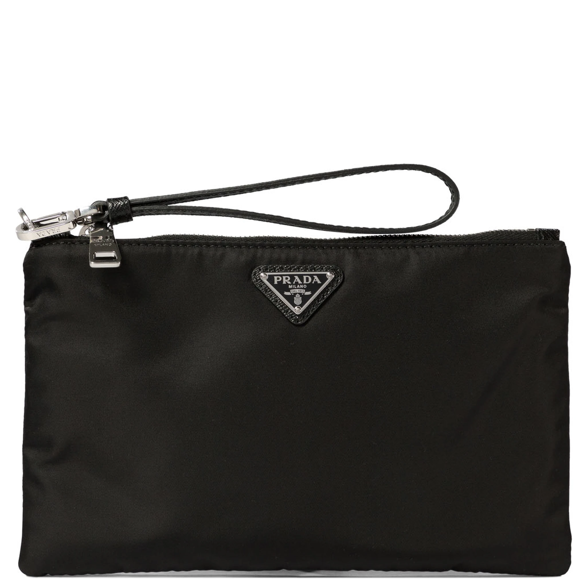 Re-Nylon and Saffiano pouch