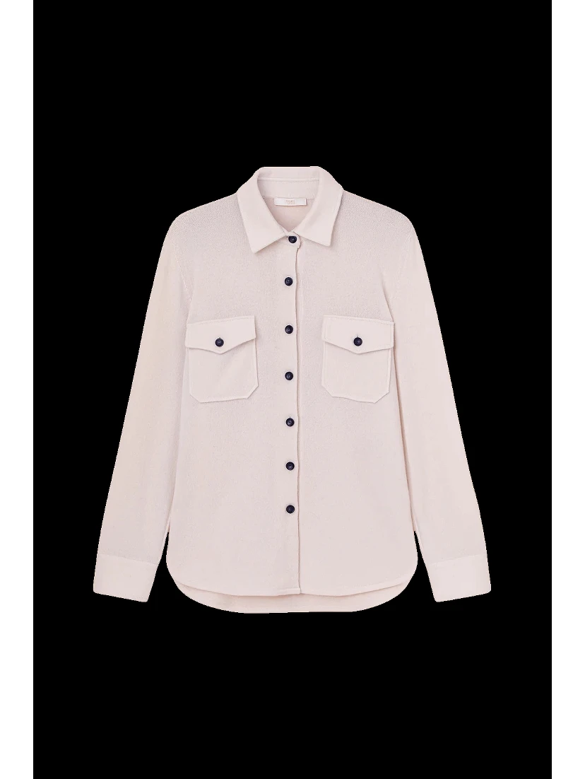 "Corviglia" overshirt in cashmere