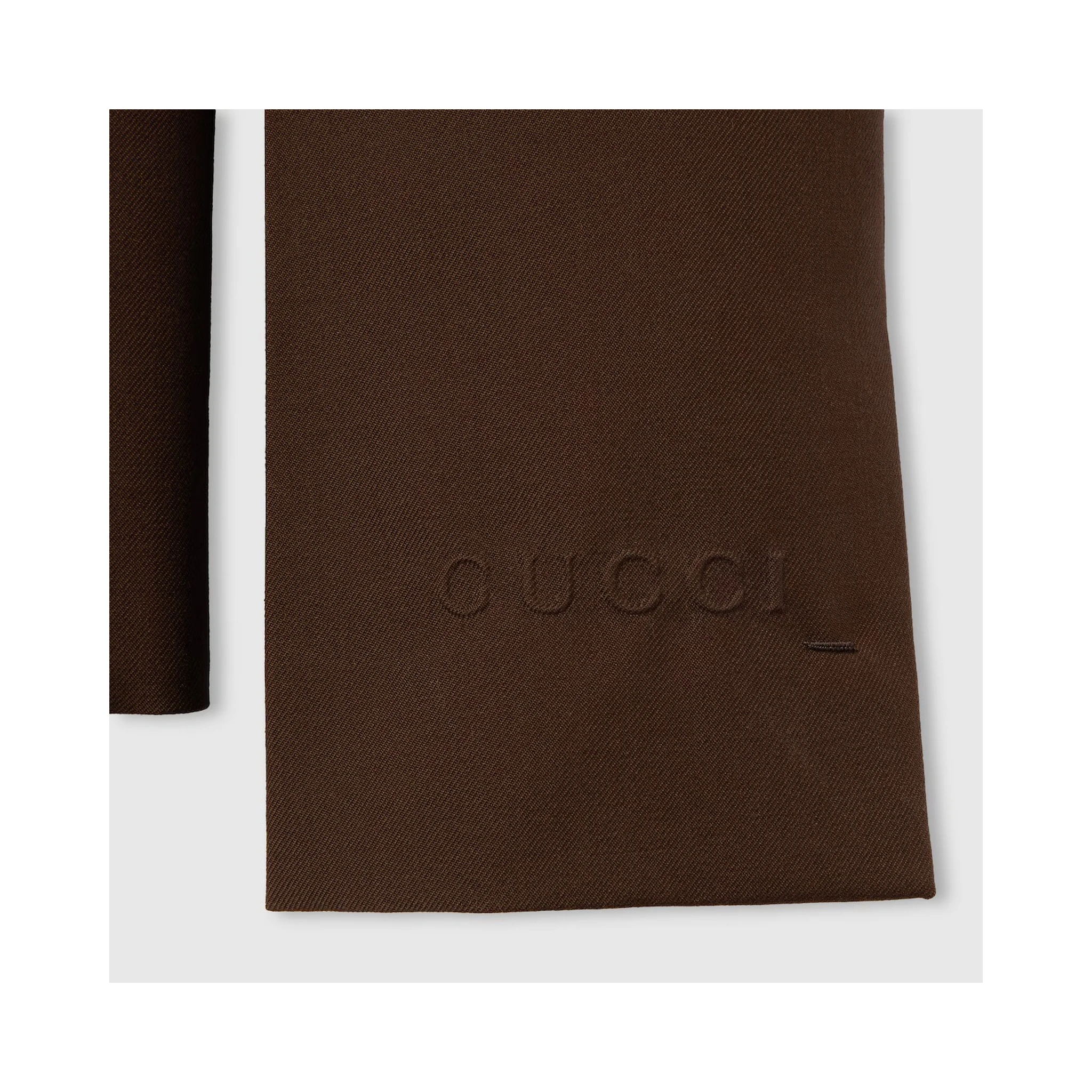 Embossed wool jacket