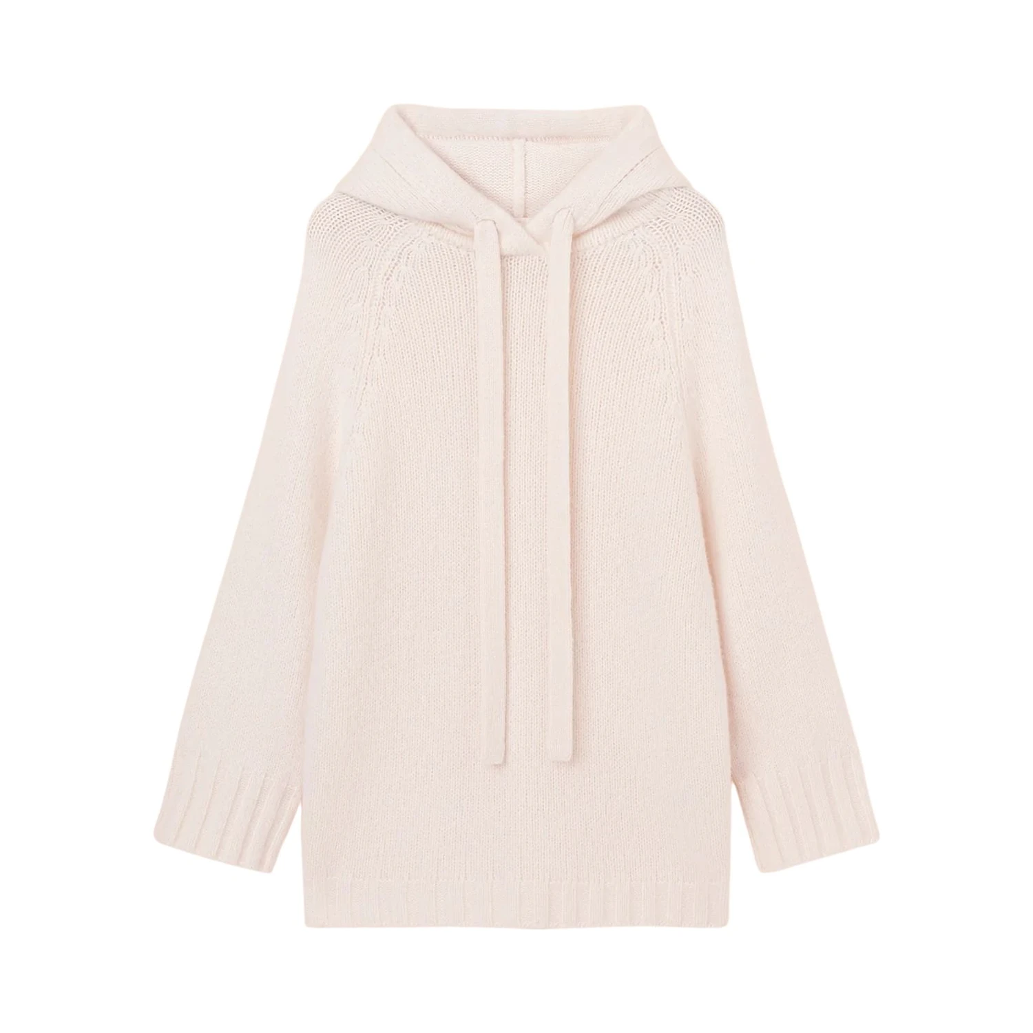 Hoodie in cashmere and silk