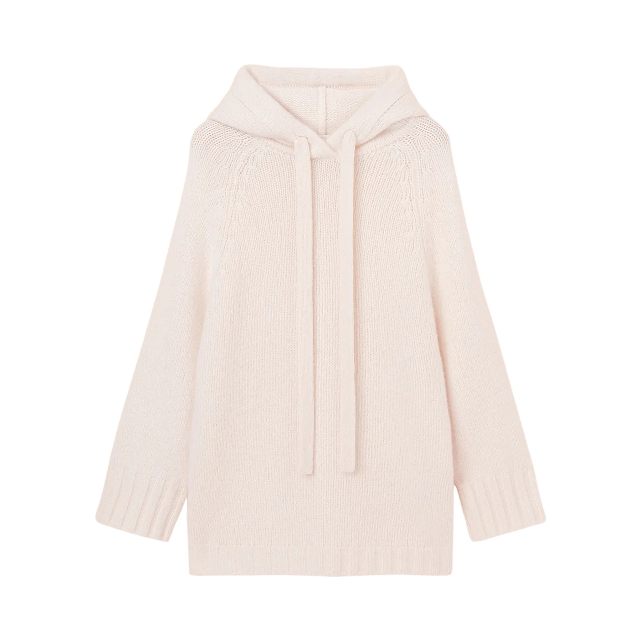 Hoodie in cashmere and silk