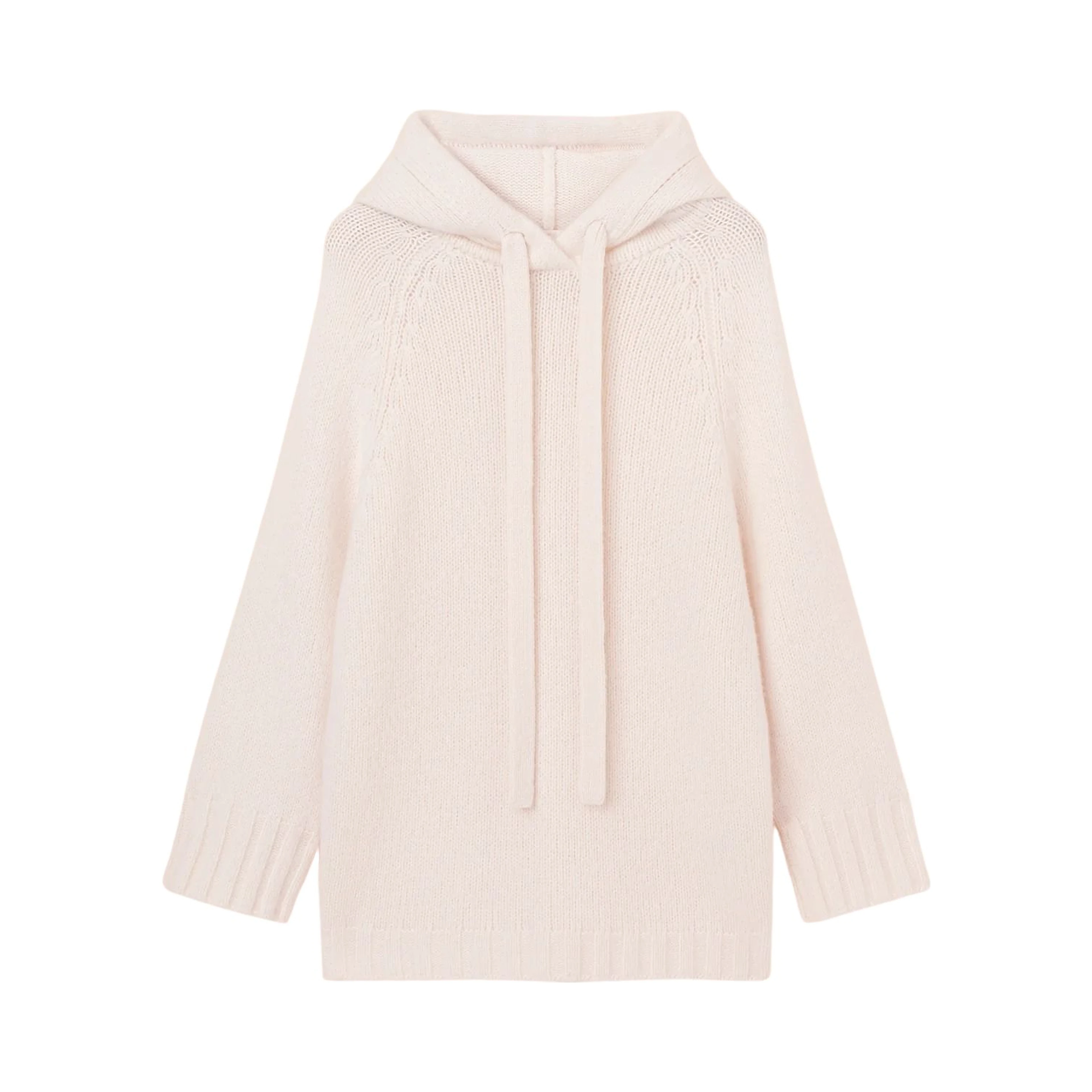 Hoodie in cashmere and silk