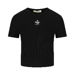 Fendi T-shirts and Polos Black