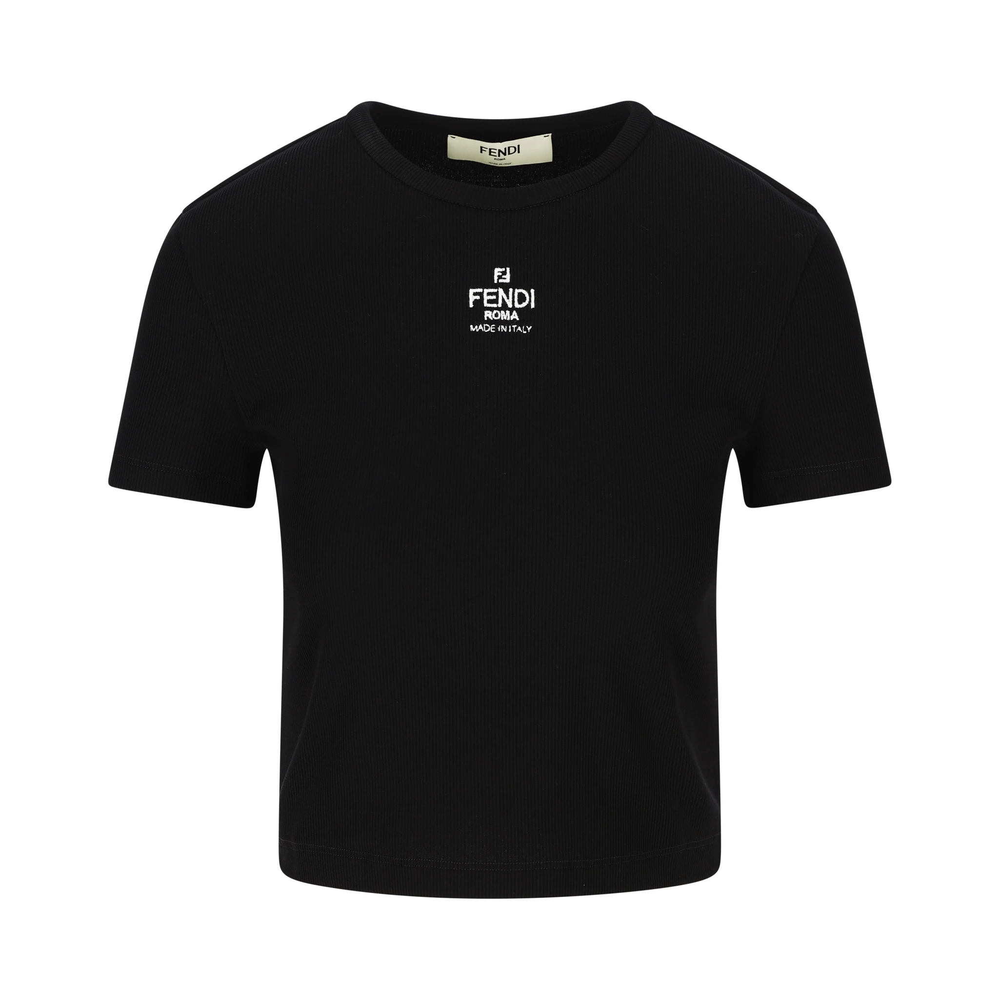 Fendi T-shirts and Polos Black