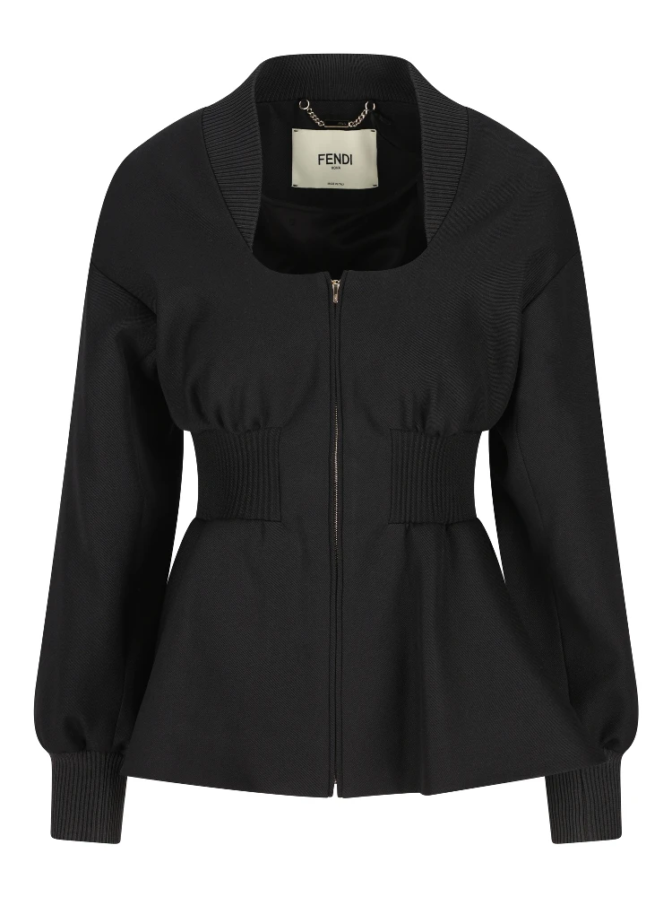 Fendi Jackets Black