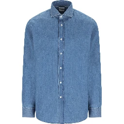 Blue Denim Plain Shirt
