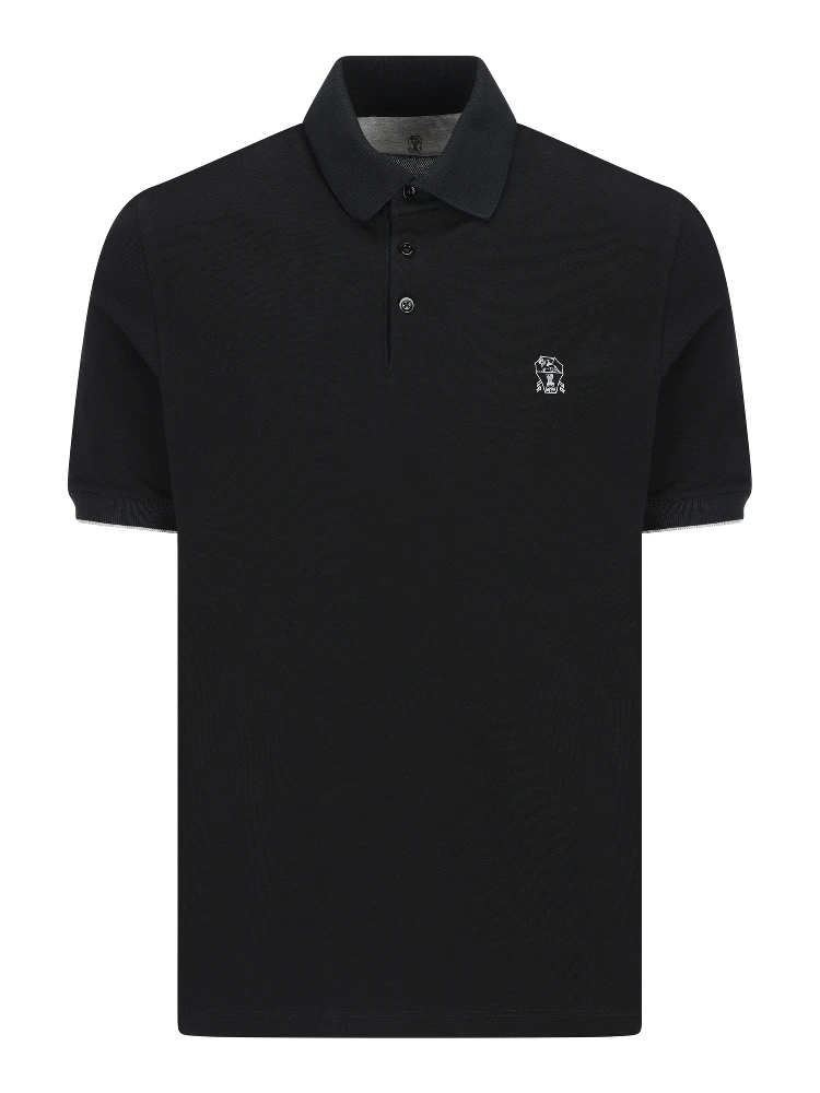 Brunello Cucinelli T-shirts and Polos Black