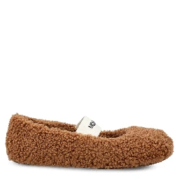 حذاء مون بوت مسطح براندي