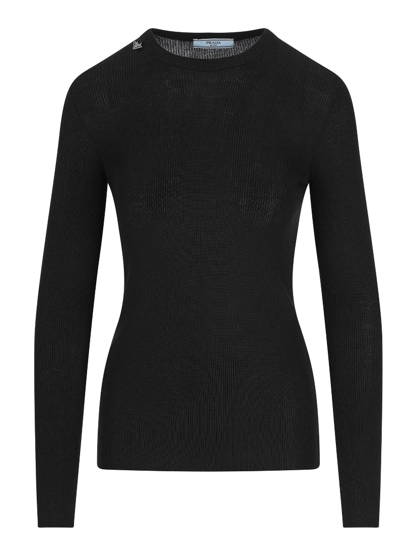 Prada Sweaters Black