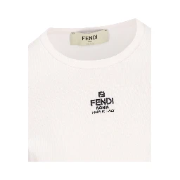 Fendi T-shirts and Polos White