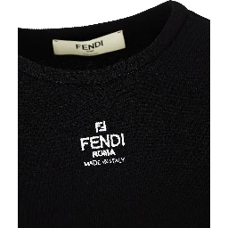 Fendi T-shirts and Polos Black