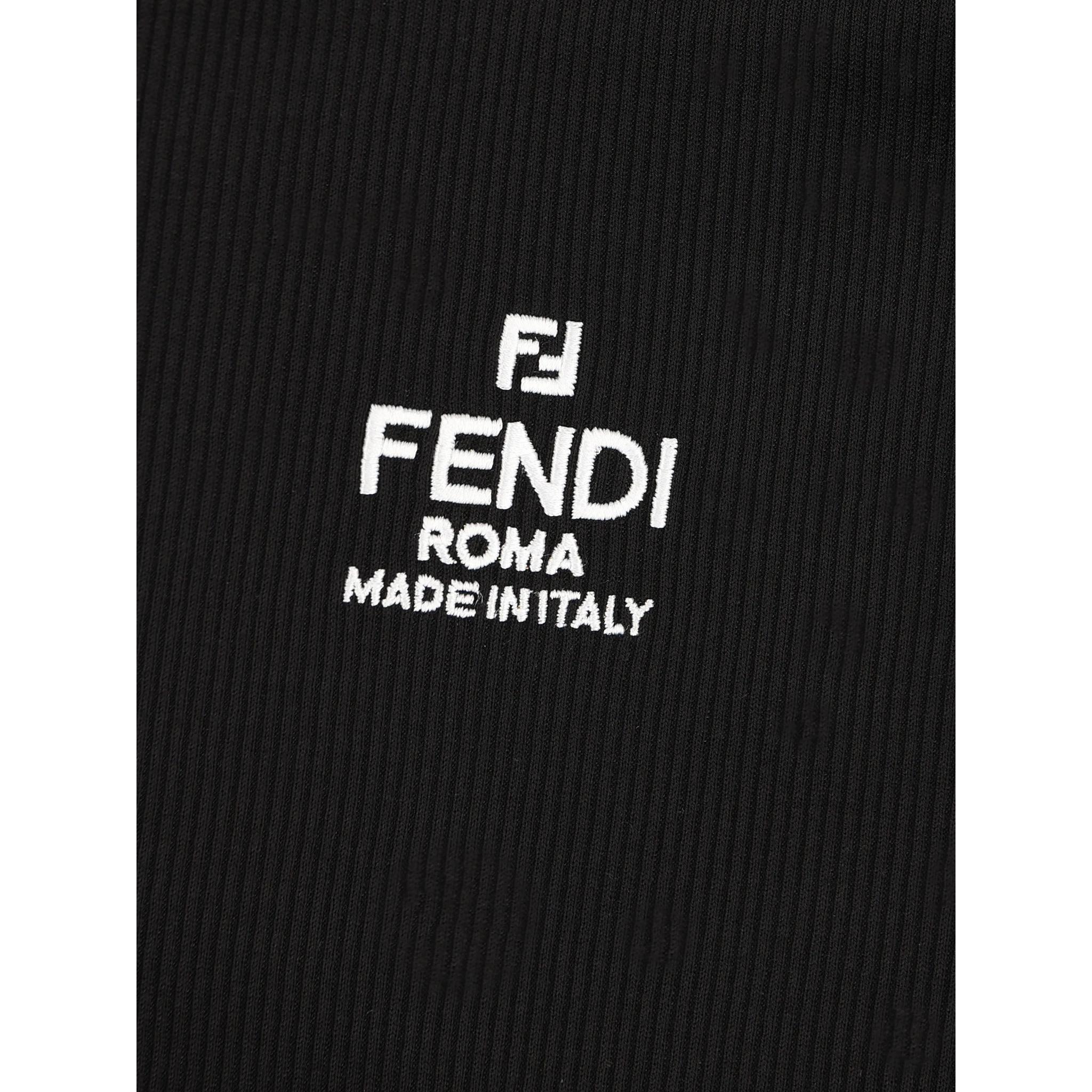 Fendi T-shirts and Polos Black