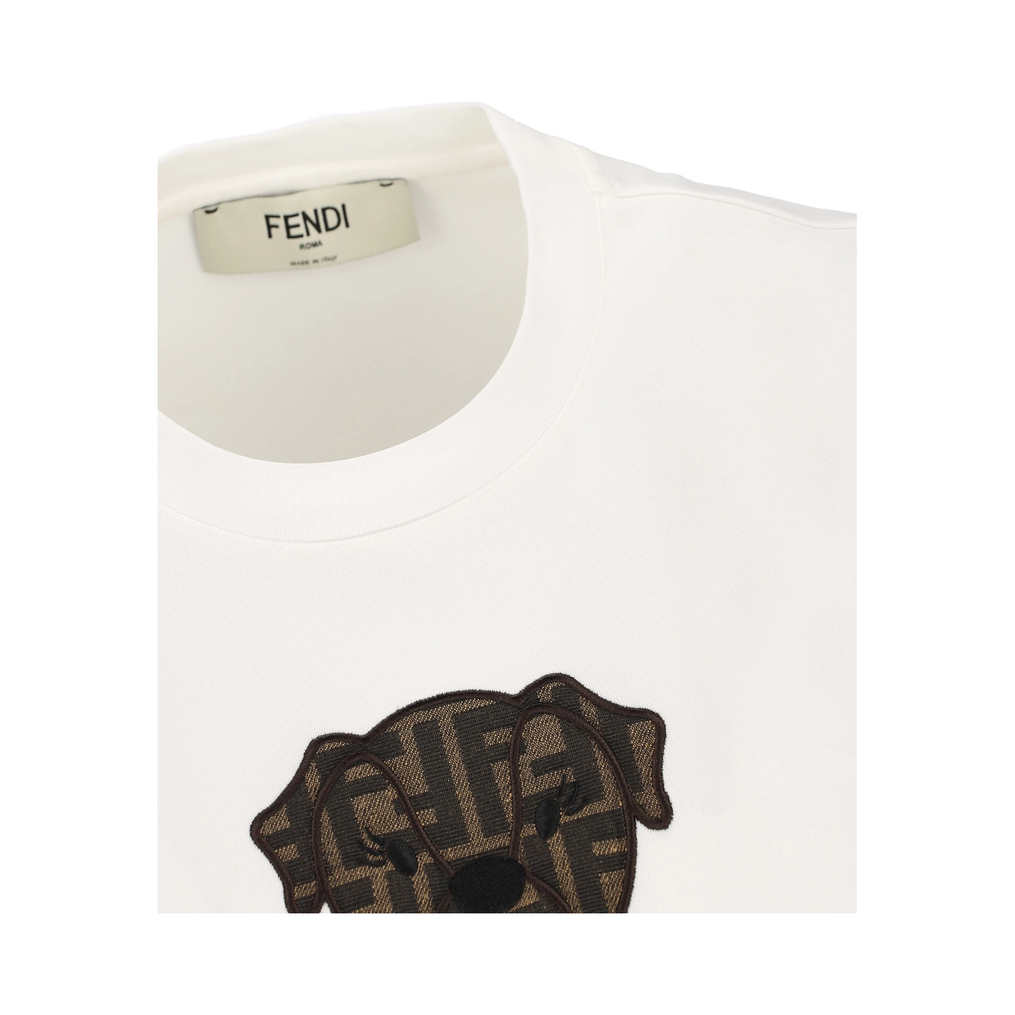 Fendi T-shirts and Polos Beige