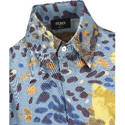 Fendi Shirts Avion Blue