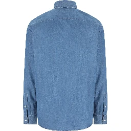 Blue Denim Plain Shirt