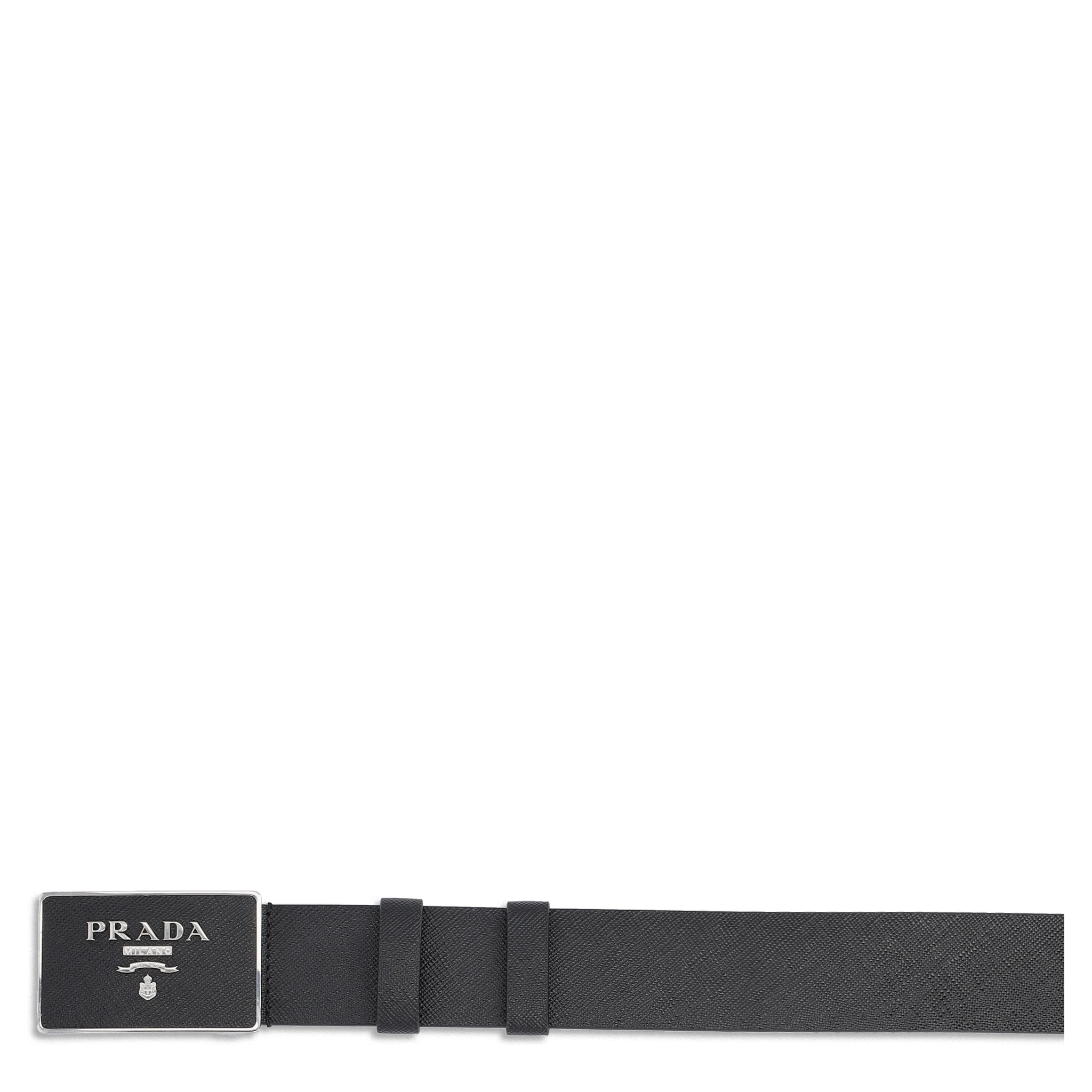 أحزمة برادا سوداء