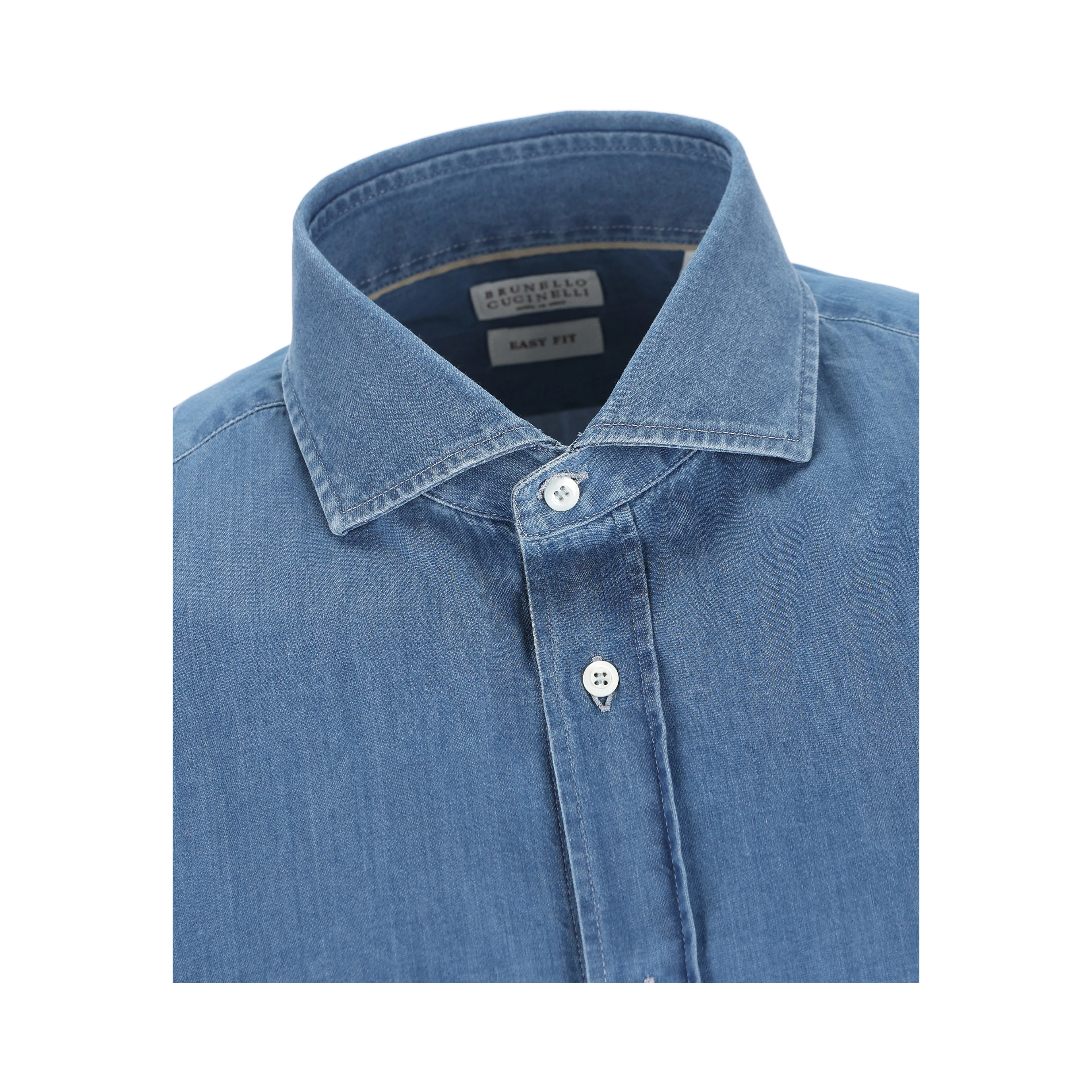 Blue Denim Plain Shirt