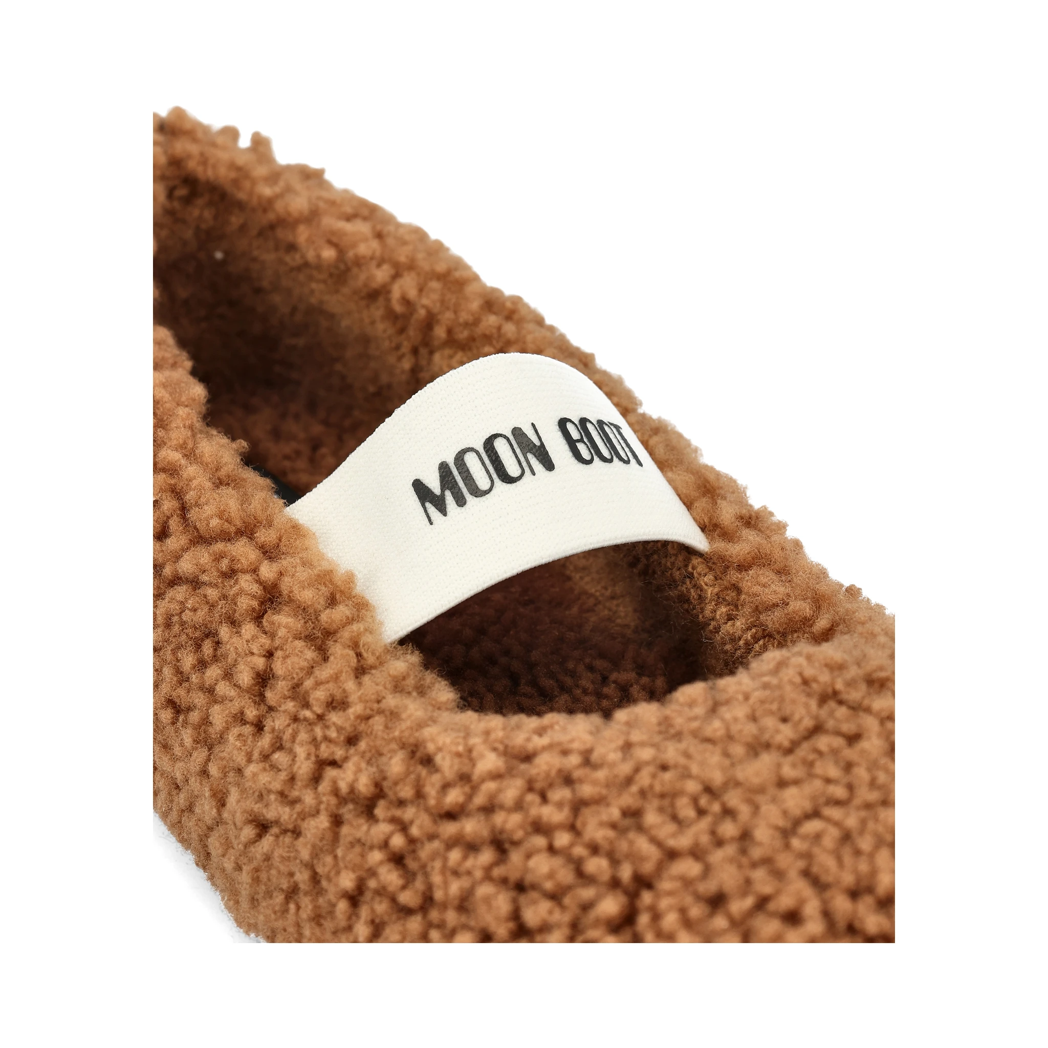 حذاء مون بوت مسطح براندي