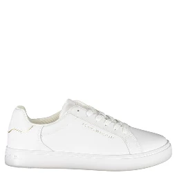 White Leather Women Sneaker