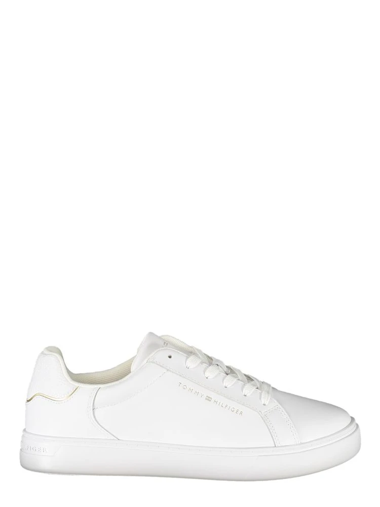 White Leather Women Sneaker