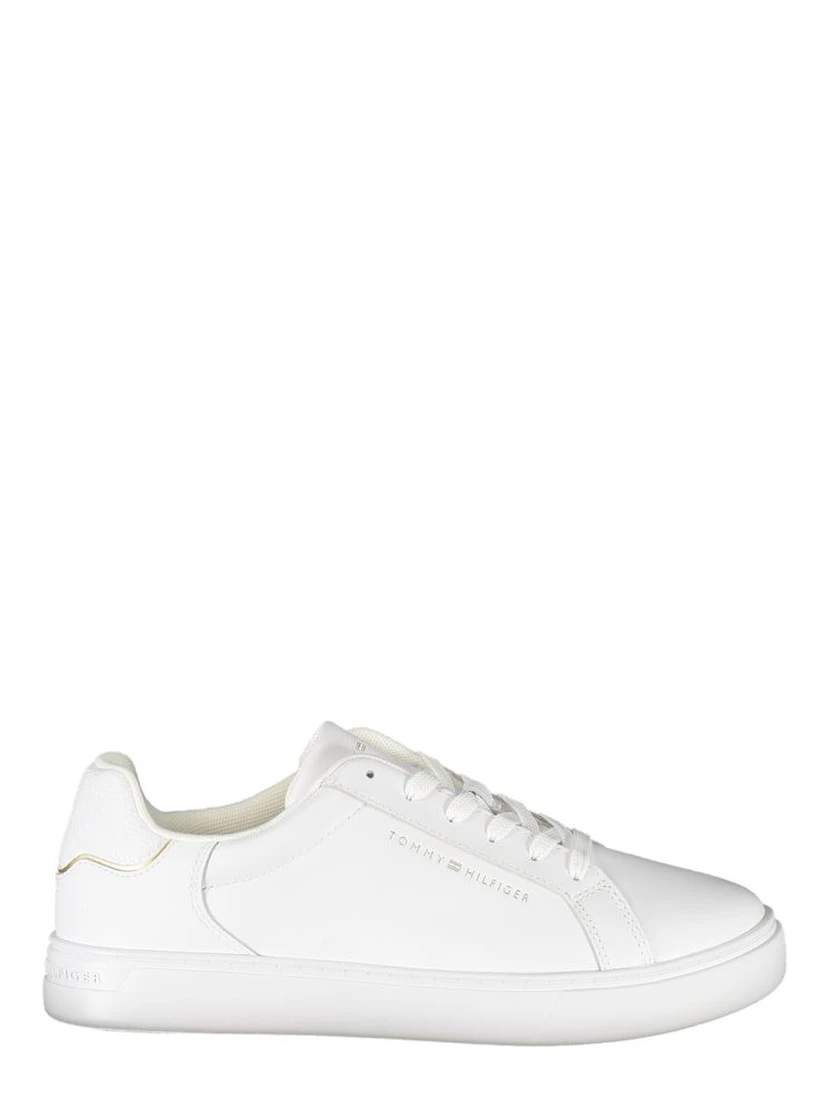 White Leather Women Sneaker