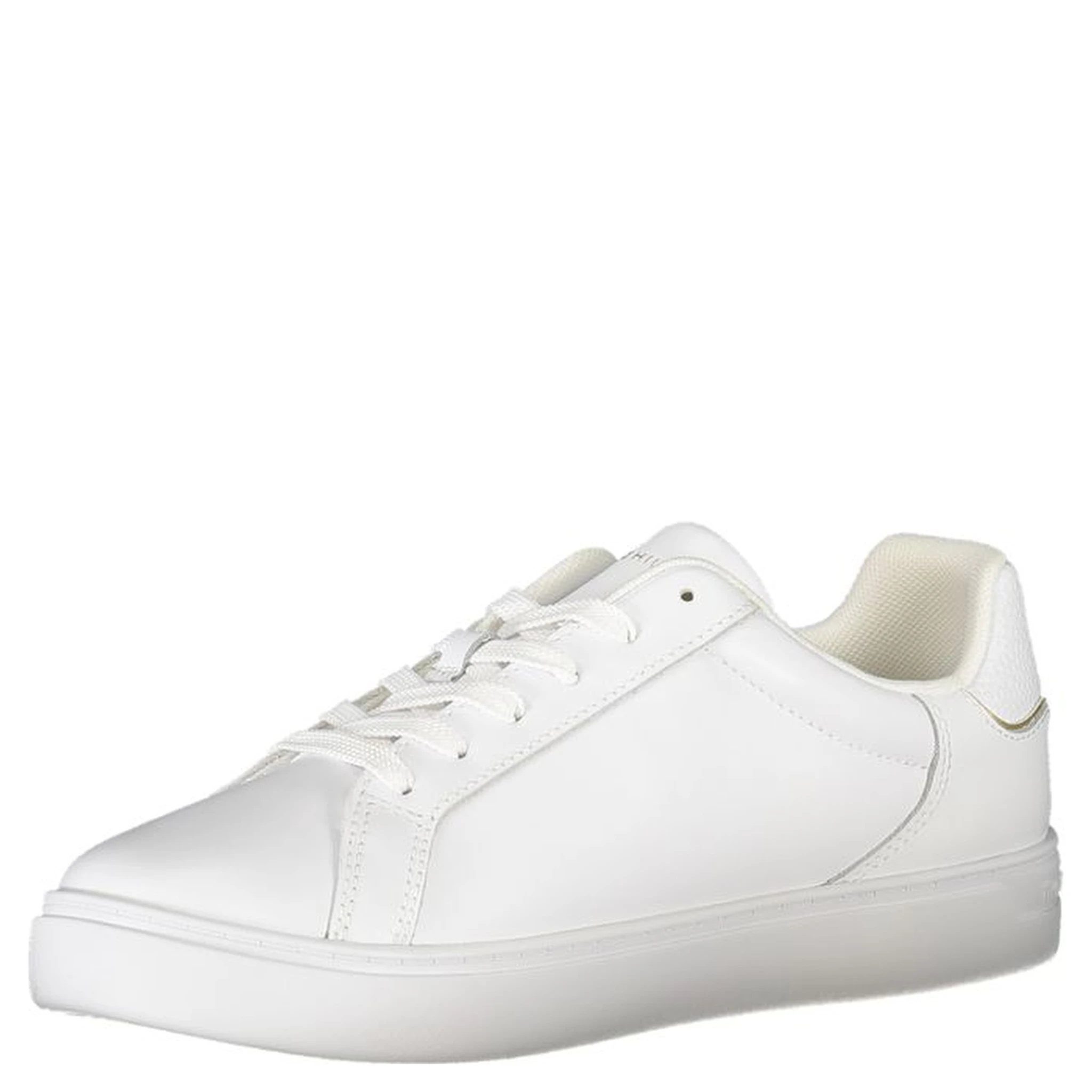 White Leather Women Sneaker