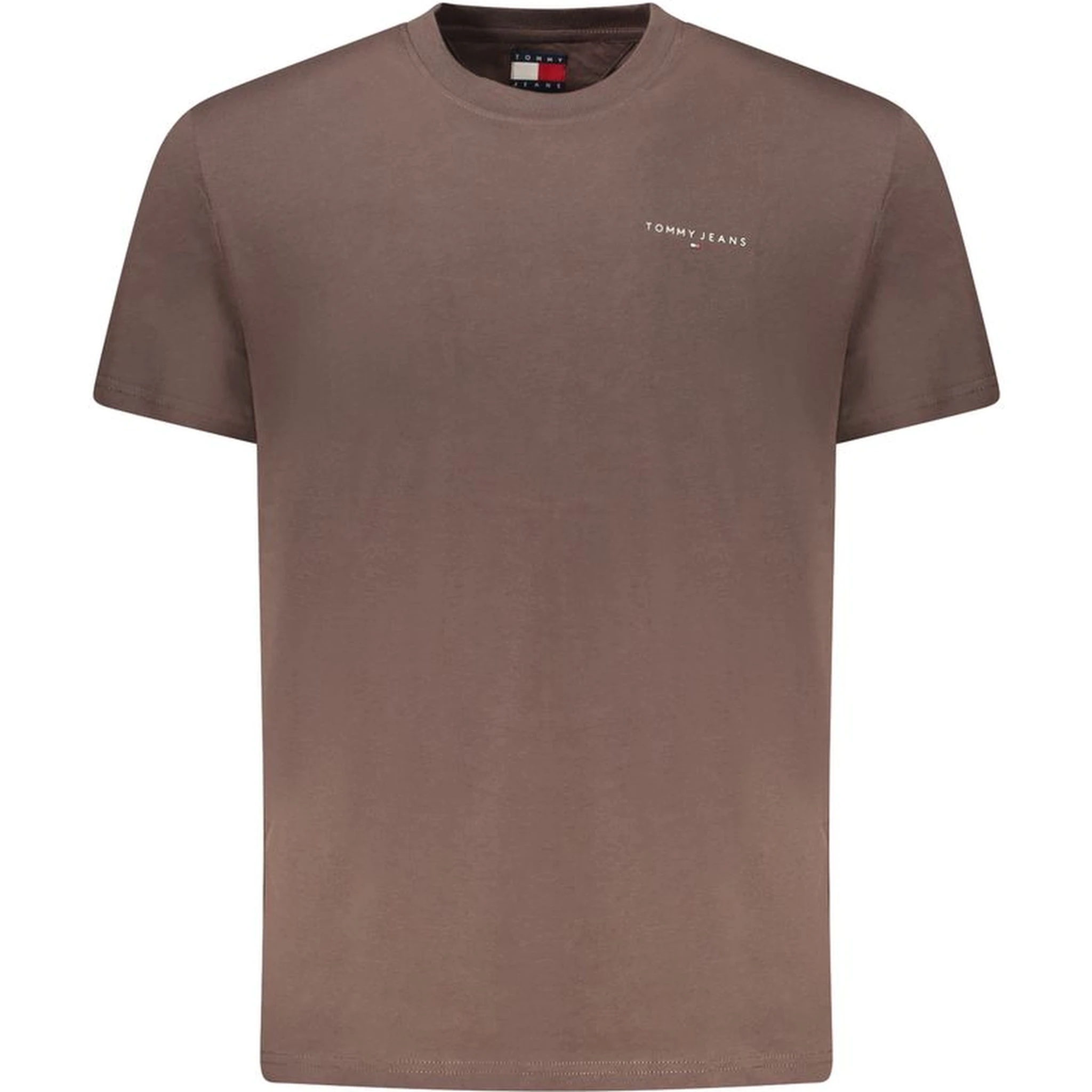 Brown Cotton Men's T-Shirt