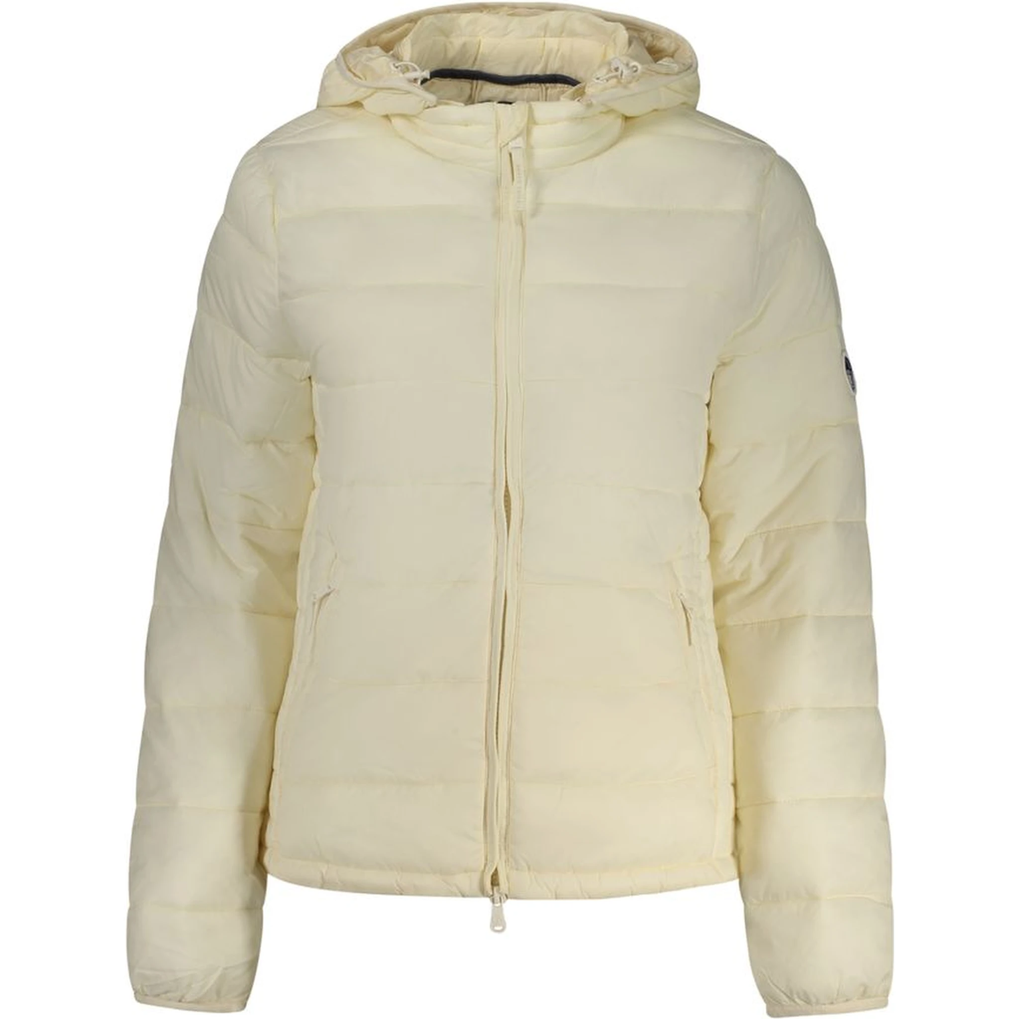 White Polyester Women's Jacket