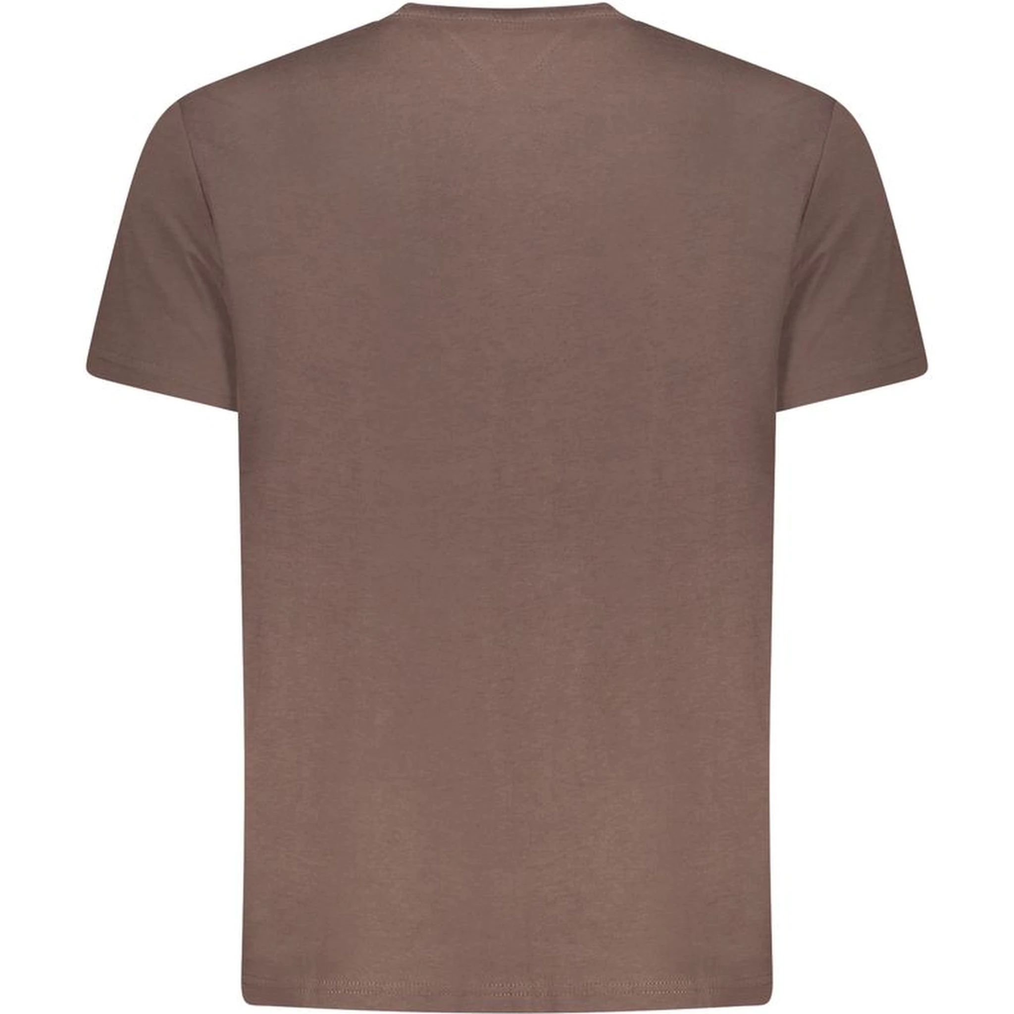Brown Cotton Men's T-Shirt