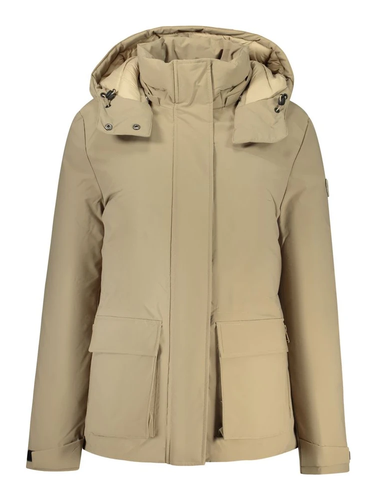 Marrone Polyester Woman Jacket