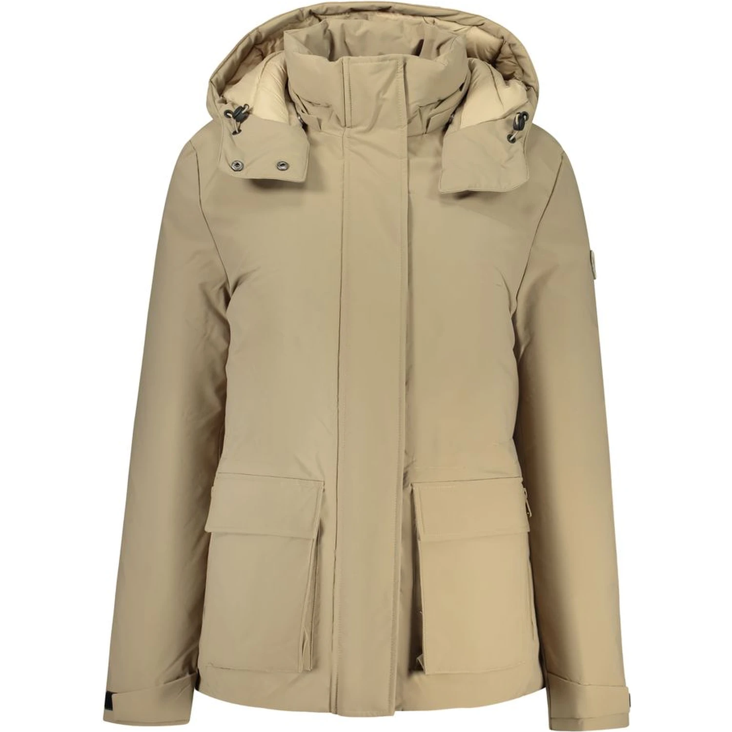 Marrone Polyester Woman Jacket