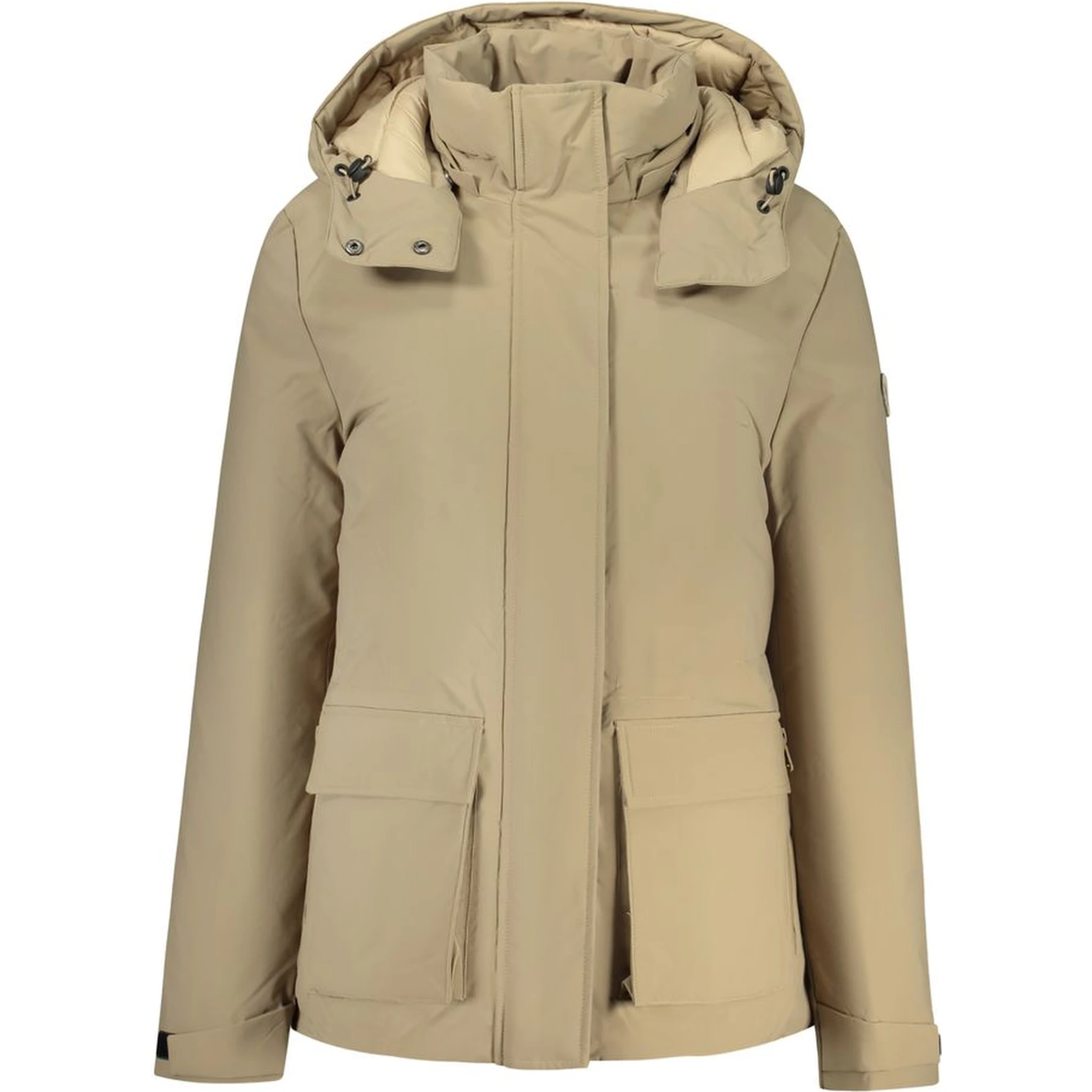 Marrone Polyester Woman Jacket