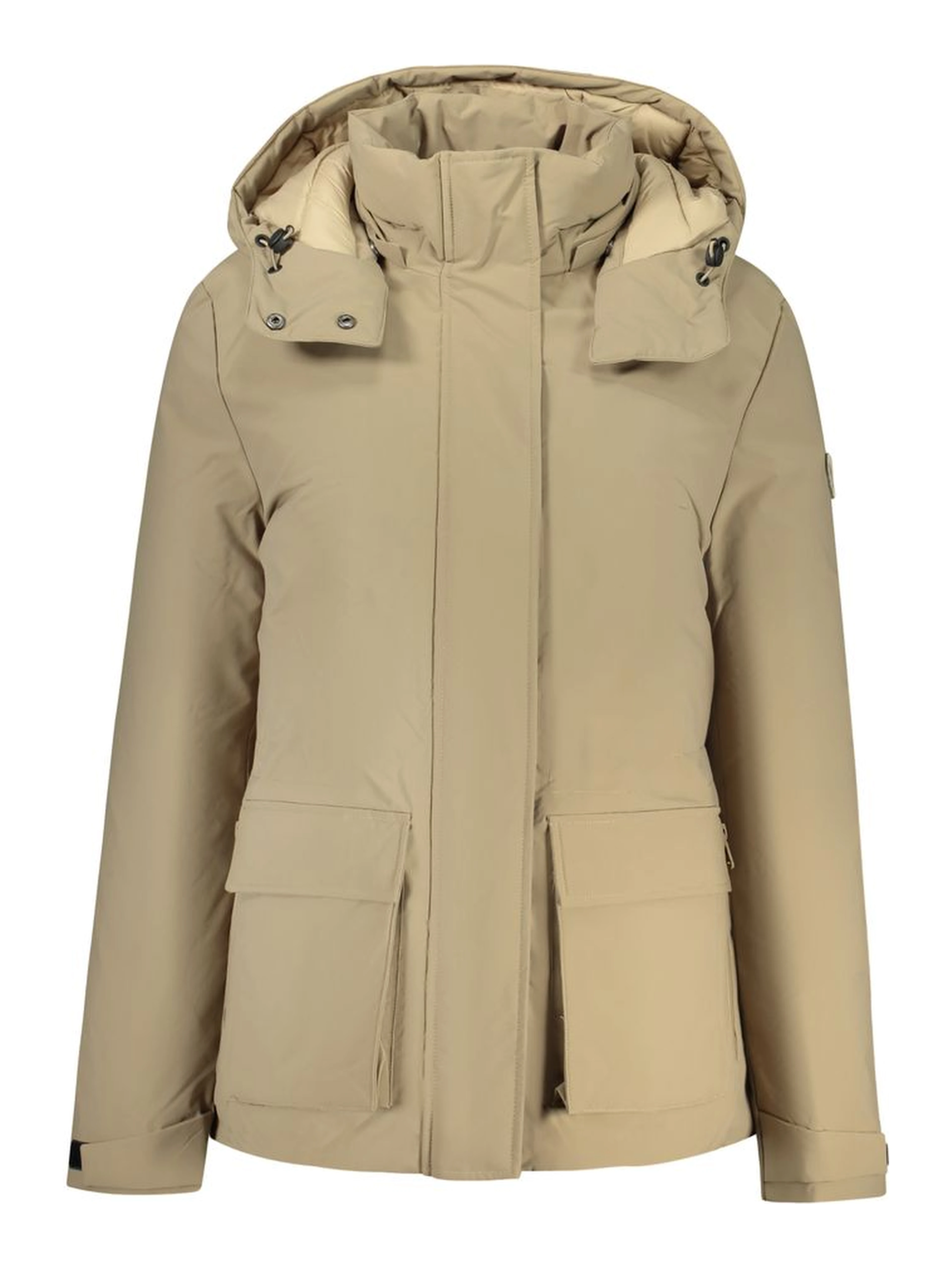 Marrone Polyester Woman Jacket