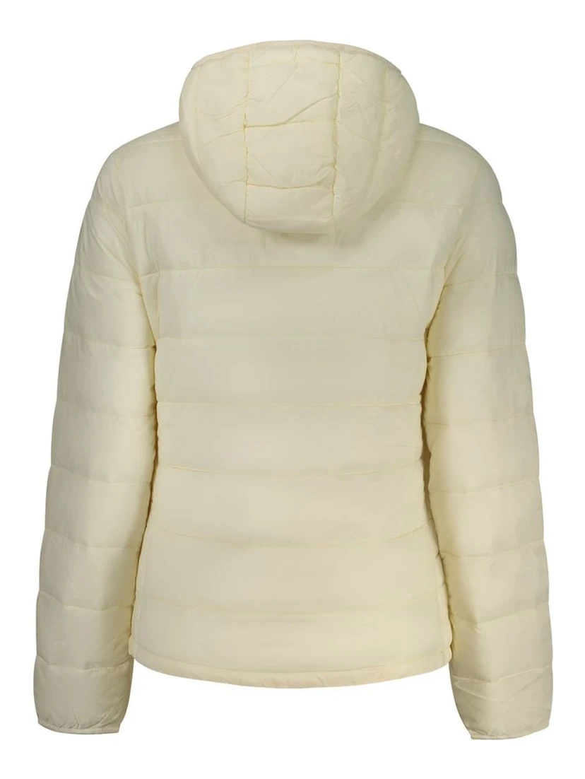 White Polyester Women's Jacket