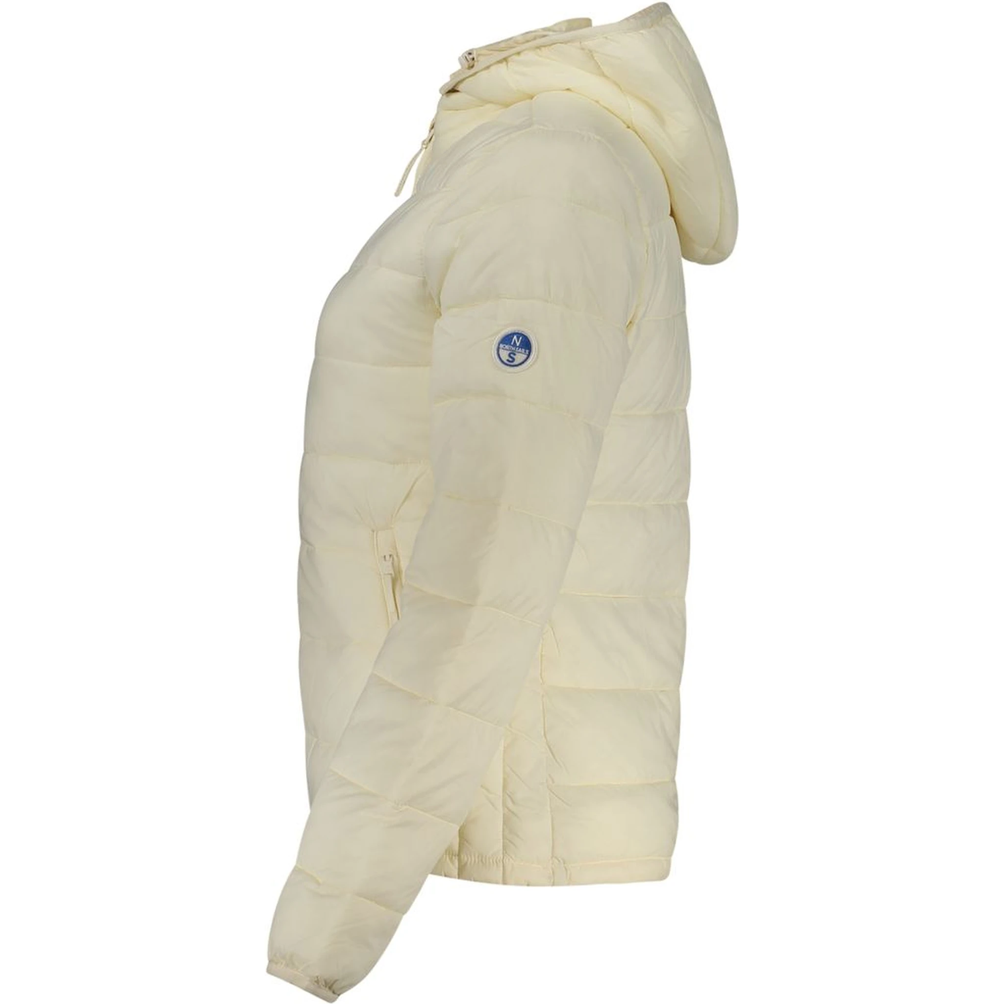 White Polyester Women's Jacket