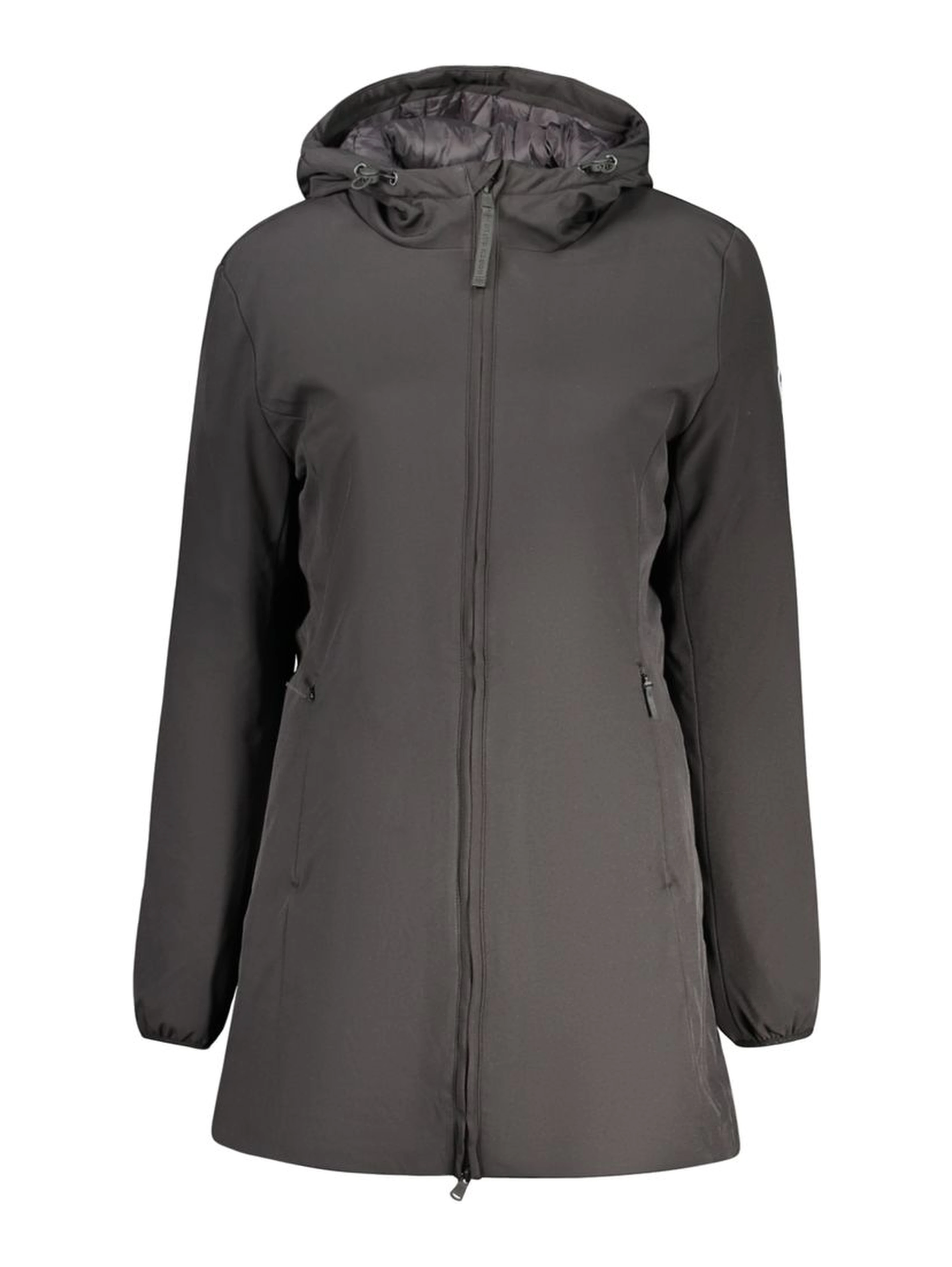 Black Polyester Women's Jacket