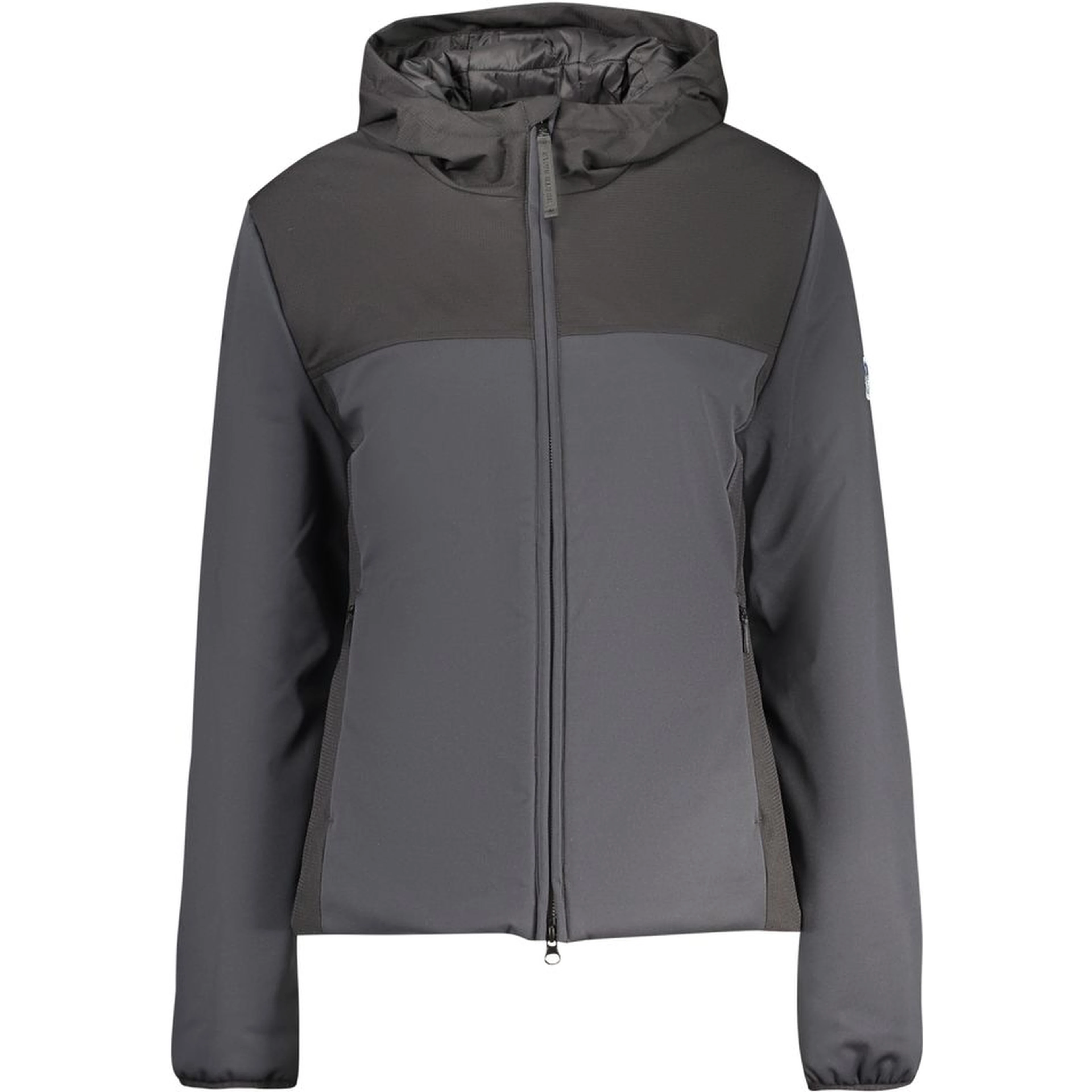 Black Polyester Women Jacket