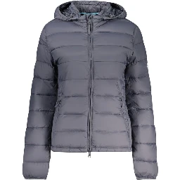 Grigio Polyester Women's Jacket