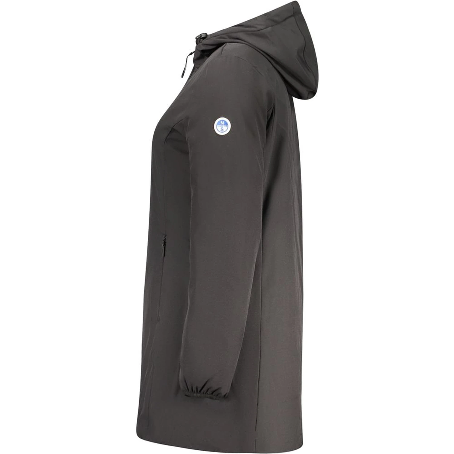 Black Polyester Women's Jacket