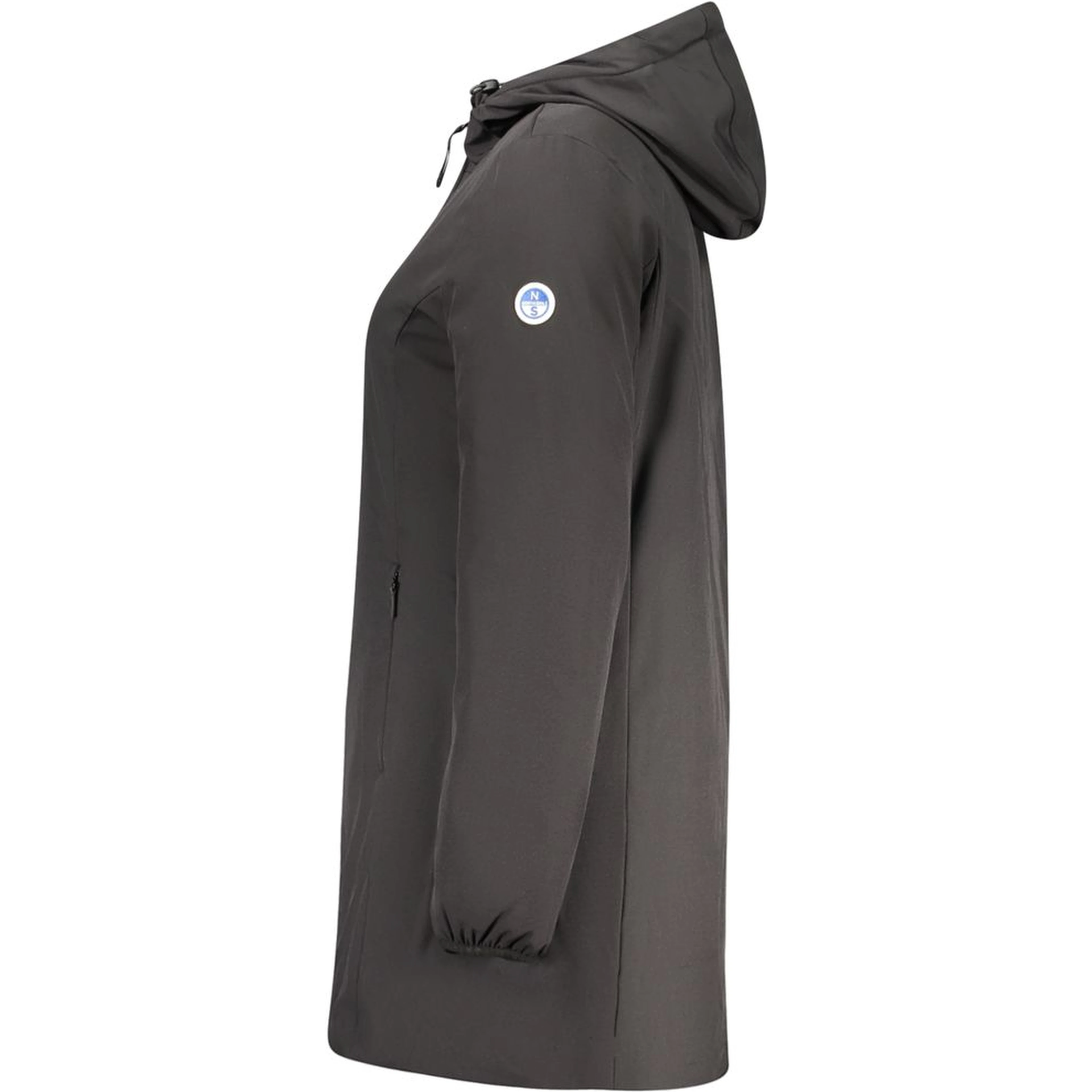 Black Polyester Women's Jacket