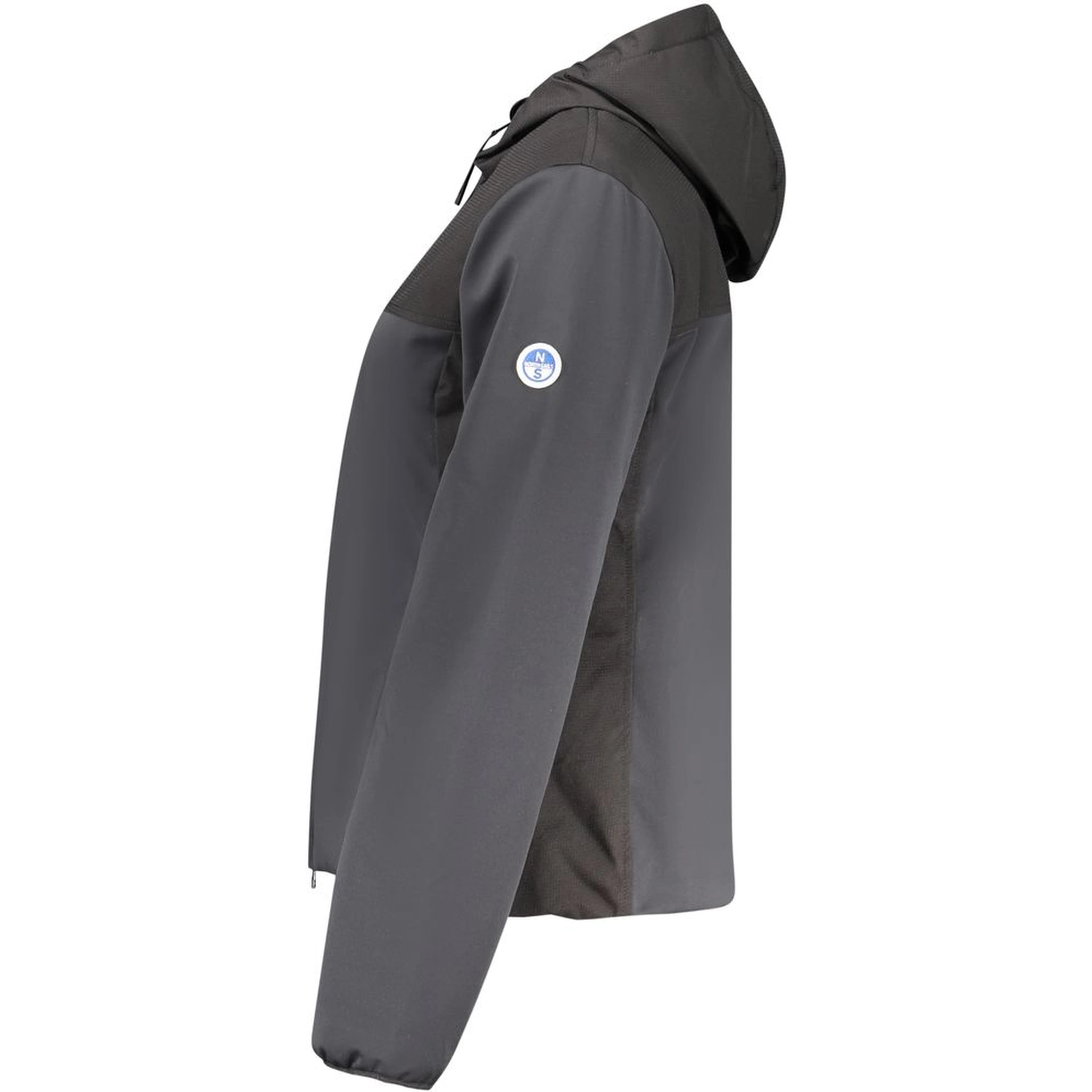 Black Polyester Women Jacket
