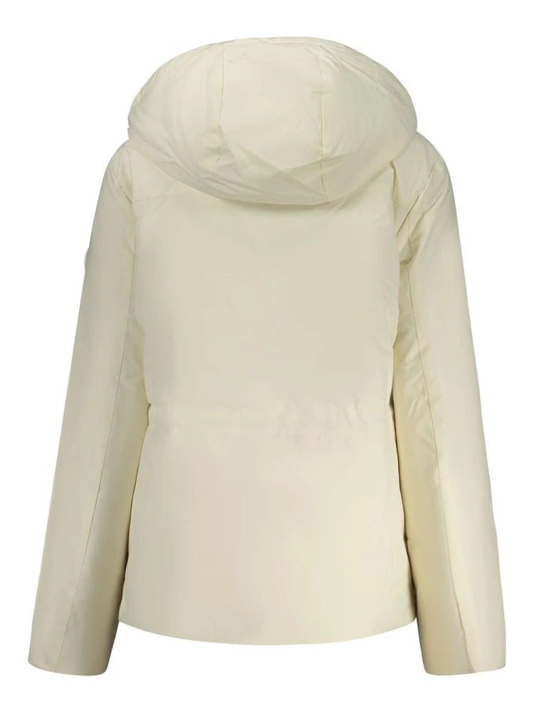 White Polyester Women Parka Jacket alternative