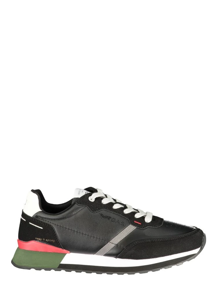 Blue Polyurethane Men Sneaker