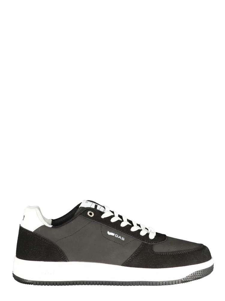 Black Polyurethane Men Sneaker