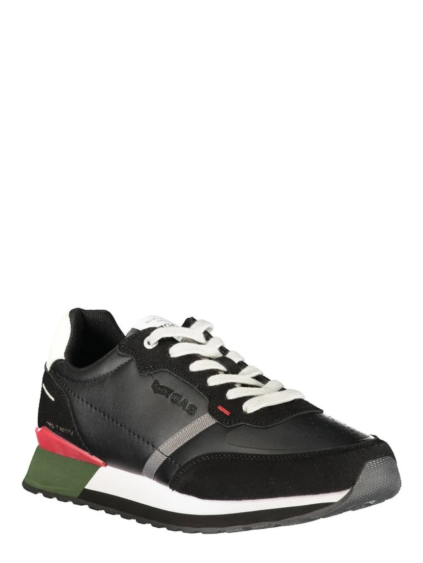 Blue Polyurethane Men Sneaker