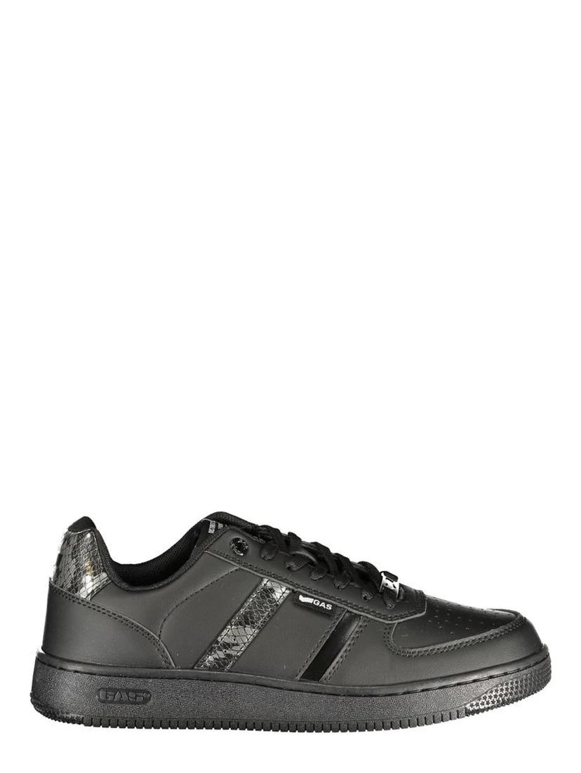 Black Polyurethane Women's Sneaker