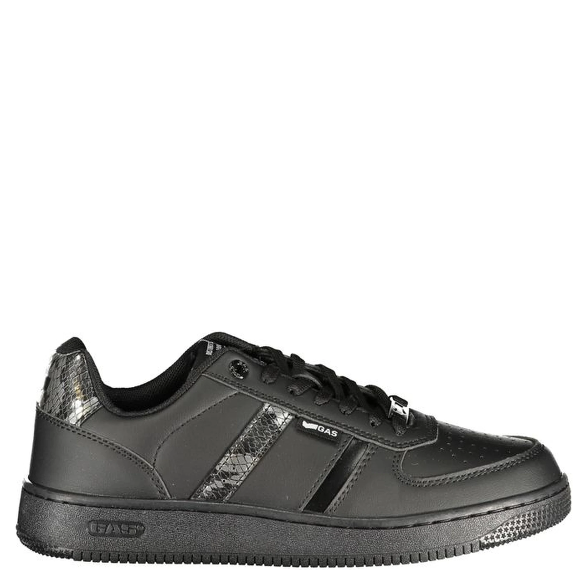 Black Polyurethane Women's Sneaker