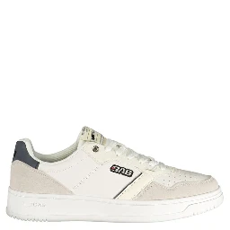 White Polyester Men Sneaker
