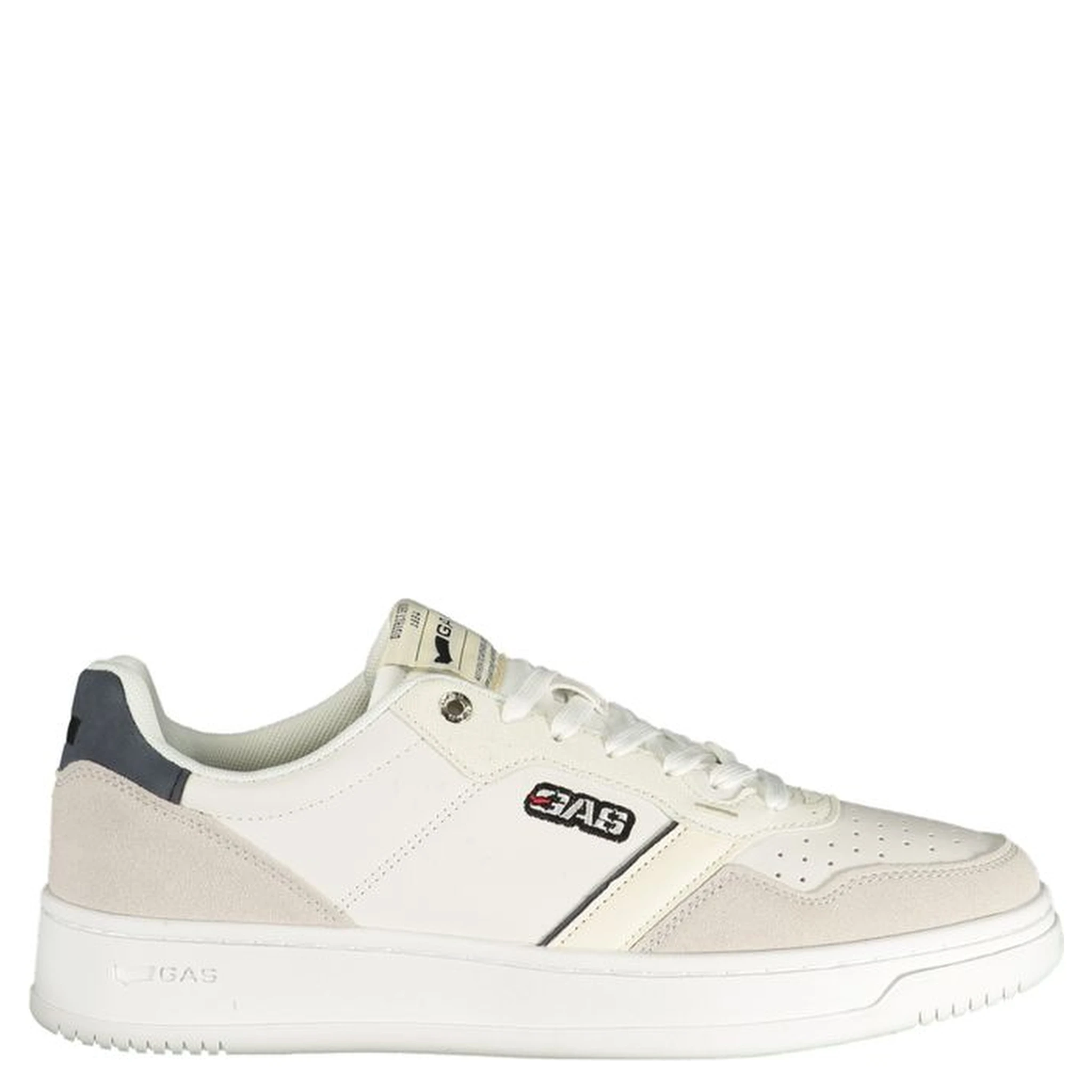 White Polyester Men Sneaker
